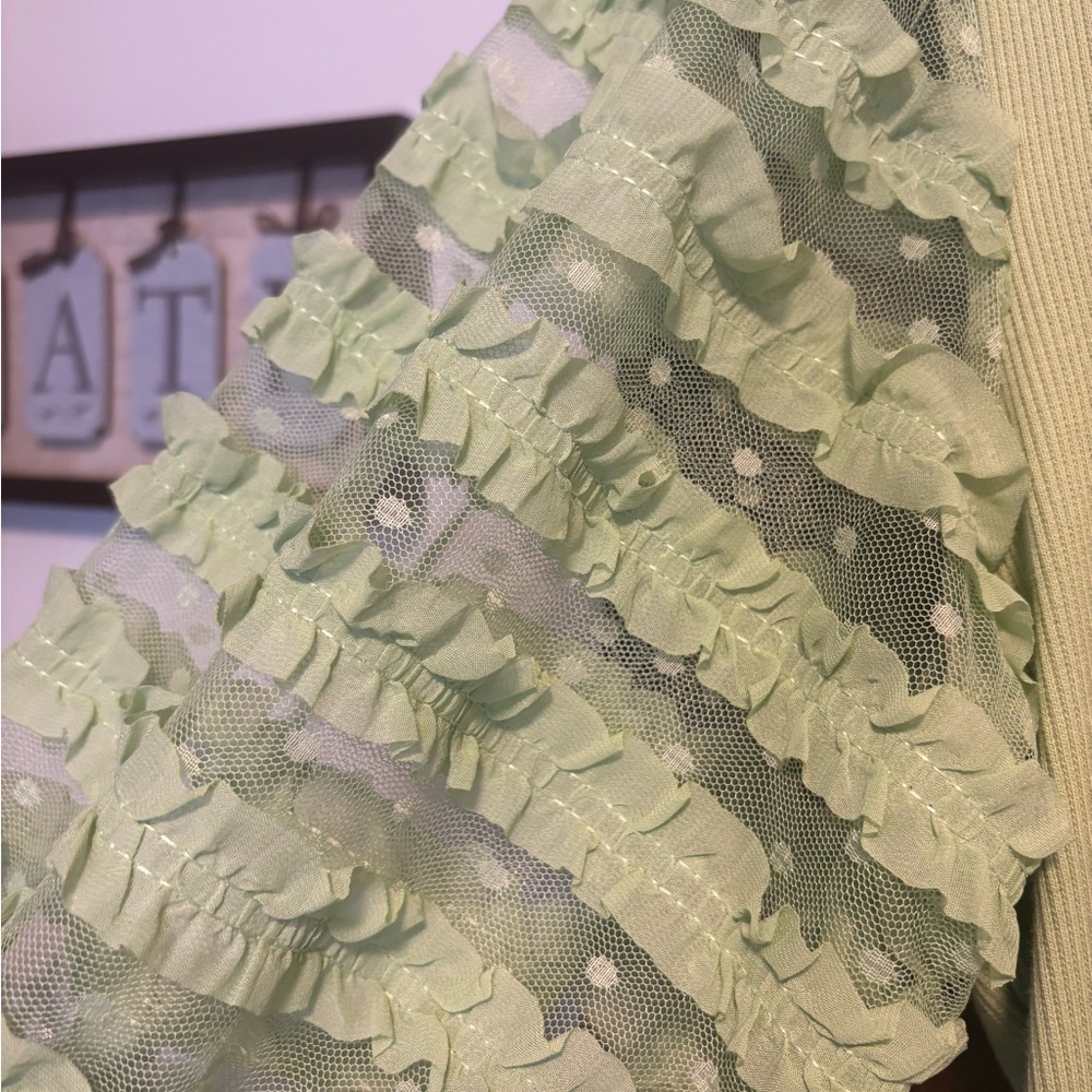 Dolan Ruffle Sleeve Top - Picture 9 of 11